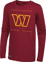 NFL Combine Men's Washington Commanders Side Drill Long Sleeve T-Shirt