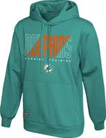 NFL Combine Men's Miami Dolphins Backfield Team Color Hoodie