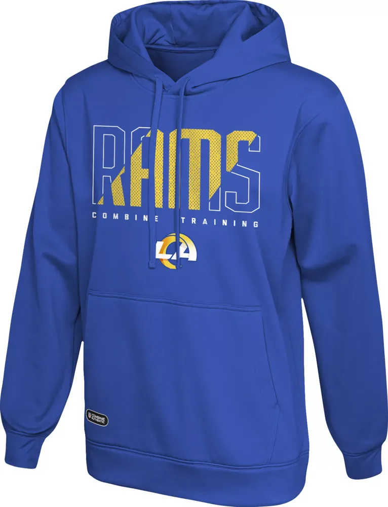 NFL Combine Men's Los Angeles Rams Backfield Team Color Hoodie