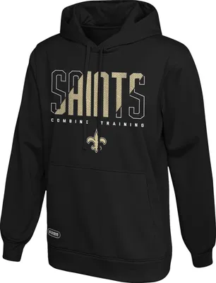 NFL Combine Men's New Orleans Saints Backfield Team Color Hoodie