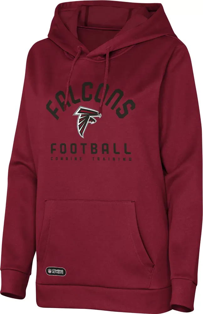 NFL Combine Women's Atlanta Falcons Game Hype Team Color Hoodie