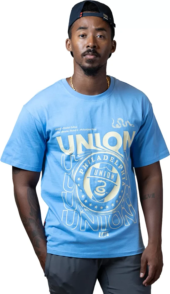 Live Breathe Futbol Philadelphia Union Crest Light Blue T-Shirt