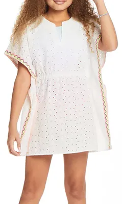 Andy & Evan Girls' Eyelet Cover-Up