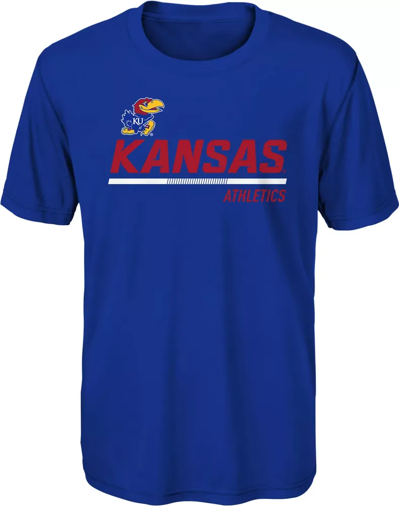 Gen2 Youth Kansas Jayhawks Blue Dri-Tek T-Shirt