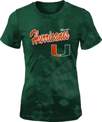 Gen2 Girls' Miami Hurricanes Green Dream Team T-Shirt