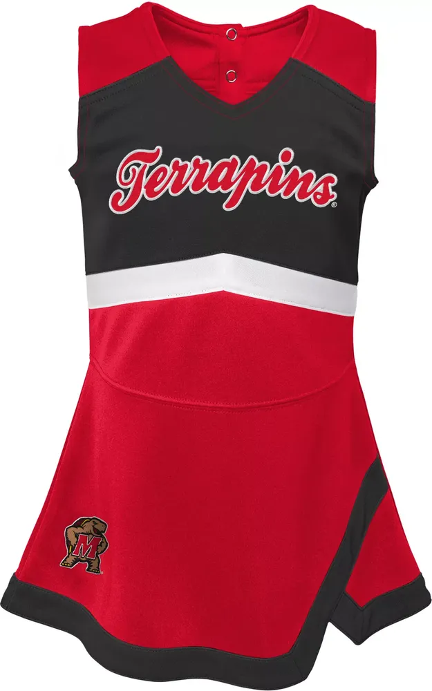 Gen2 Girls' Maryland Terrapins Red Cheer Dress