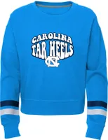 Gen2 Girls' North Carolina Tar Heels Blue That 70s Show Fleece Crewneck