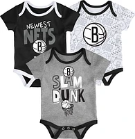 Outerstuff Infant Brooklyn Nets 3pc Creeper Set