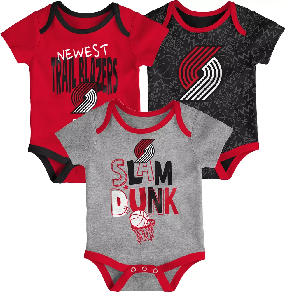 Outerstuff Infant Portland Trail Blazers 3pc Creeper Set