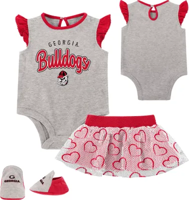 Gen2 Infant Georgia Bulldogs Dolled Up 3-Piece Set