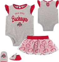 Gen2 Infant Ohio State Buckeyes Dolled Up 3-Piece Set