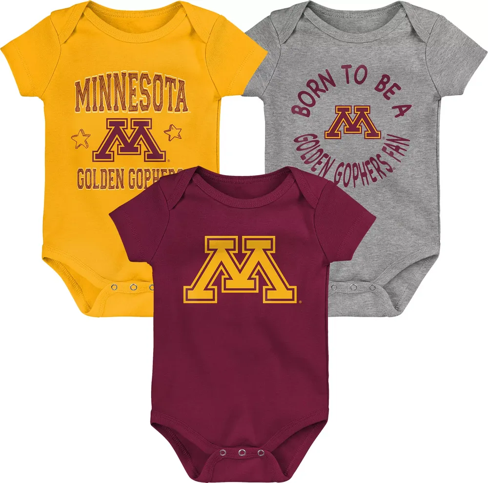 Gen2 Infant Minnesota Golden Gophers 3-Piece Creeper