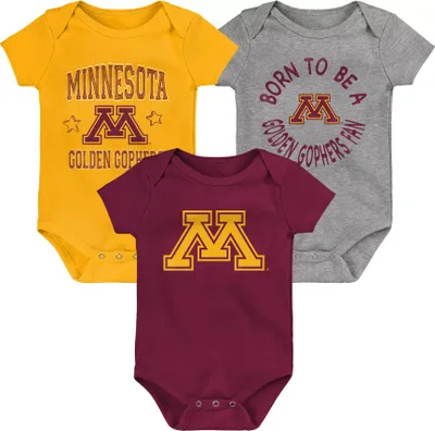 Gen2 Infant Minnesota Golden Gophers 3-Piece Creeper