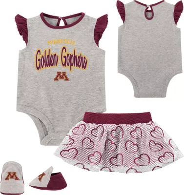 Gen2 Infant Minnesota Golden Gophers Dolled Up 3-Piece Set