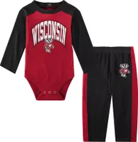 Gen2 Infant Wisconsin Badgers Long Sleeve Rookie of the Year 2-Piece Set