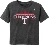 MLB Team Apparel Toddler 2023 American League Champions Texas Rangers Locker Room T-Shirt