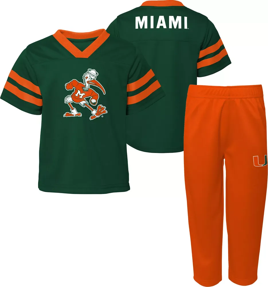 Gen2 Toddler Miami Hurricanes Green Red Zone 2-Piece Set