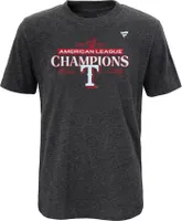 MLB Team Apparel Youth 2023 American League Champions Texas Rangers Locker Room T-Shirt