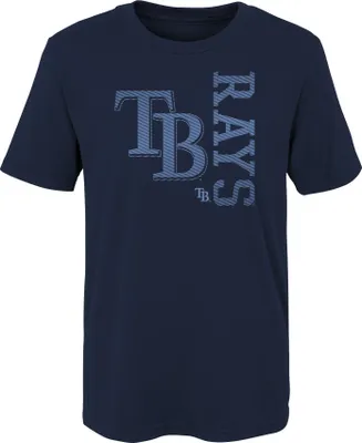 MLB Team Apparel 4-7 Tampa Bay Rays Navy Impact T-Shirt