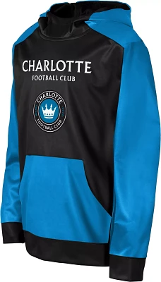 MLS Youth Charlotte FC Wordmark Blue Pullover Hoodie