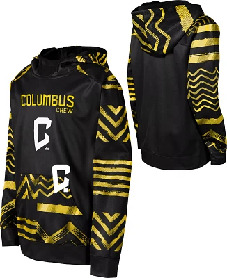 MLS Youth Columbus Crew Wordmark Black Pullover Hoodie