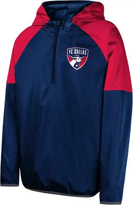 MLS Youth FC Dallas Unstoppable Navy Quarter-Zip Pullover Shirt