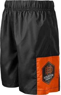 MLS Youth Houston Dynamo Colorblock Black Shorts