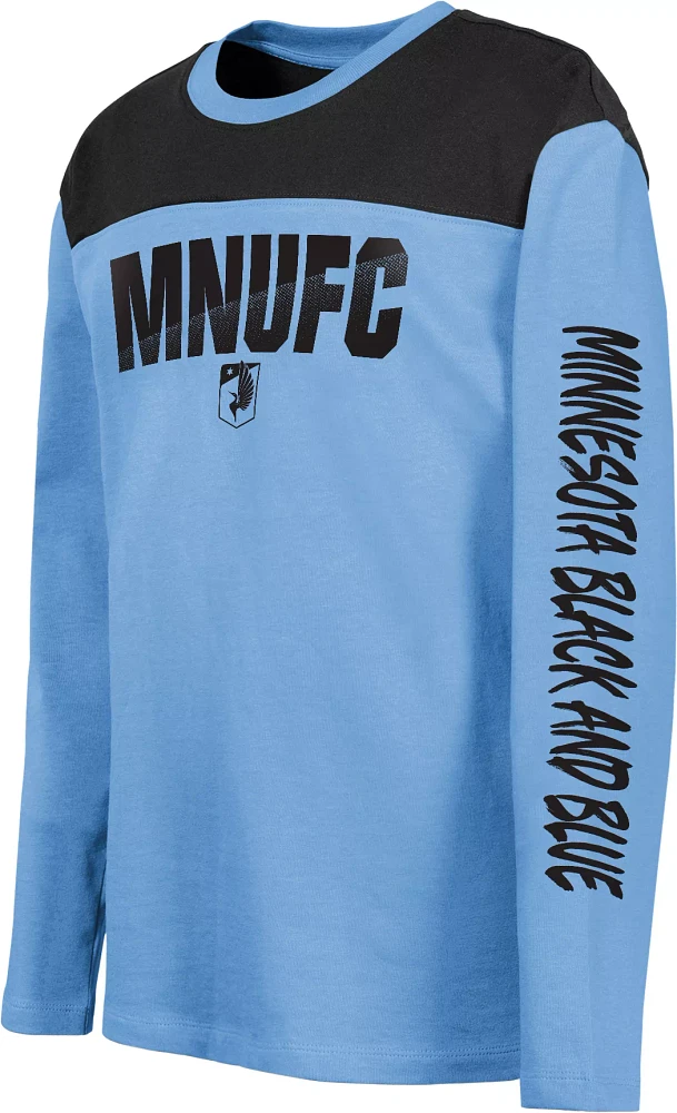 MLS Youth Minnesota United FC Unbeaten Run Light Blue Long Sleeve Shirt