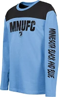 MLS Youth Minnesota United FC Unbeaten Run Light Blue Long Sleeve Shirt