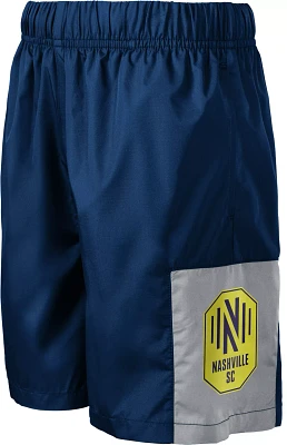 MLS Youth Nashville SC Colorblock Navy Shorts