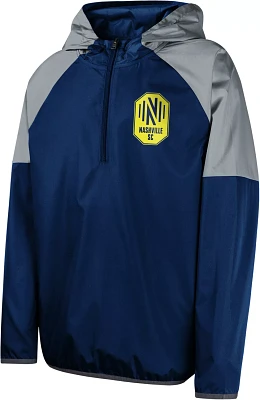 MLS Youth Nashville SC Unstoppable Navy Quarter-Zip Pullover Shirt