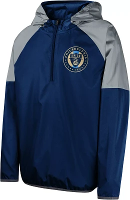 MLS Youth Philadelphia Union Unstoppable Blue Quarter-Zip Pullover Shirt