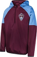 MLS Youth Colorado Rapids Unstoppable Maroon Quarter-Zip Pullover Shirt