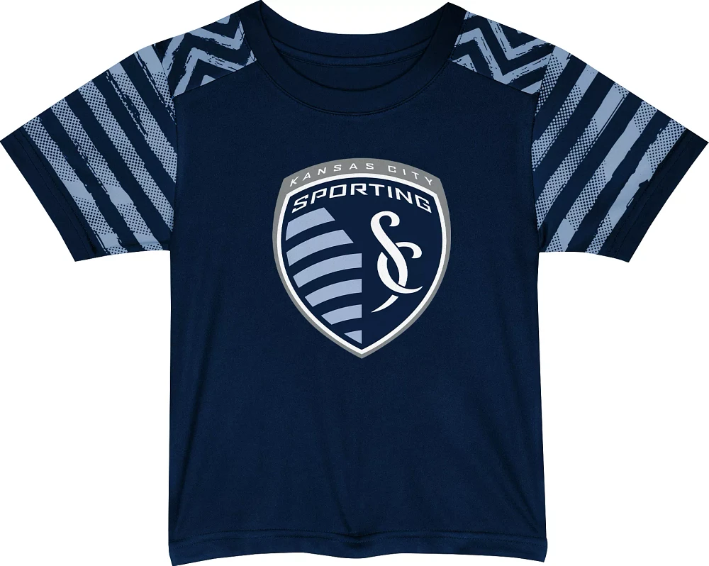 MLS Toddler Sporting Kansas City Logo Shirt and Shorts Set