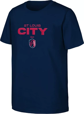 MLS Youth St. Louis City SC Defender Navy T-Shirt