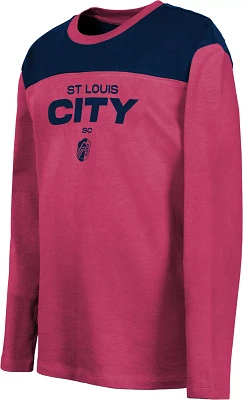 MLS Youth St. Louis City SC Unbeaten Run Red Long Sleeve Shirt