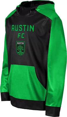 MLS Youth Austin FC Wordmark Green Pullover Hoodie