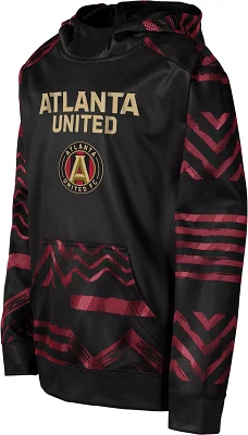 MLS Youth Atlanta United Wordmark Black Pullover Hoodie