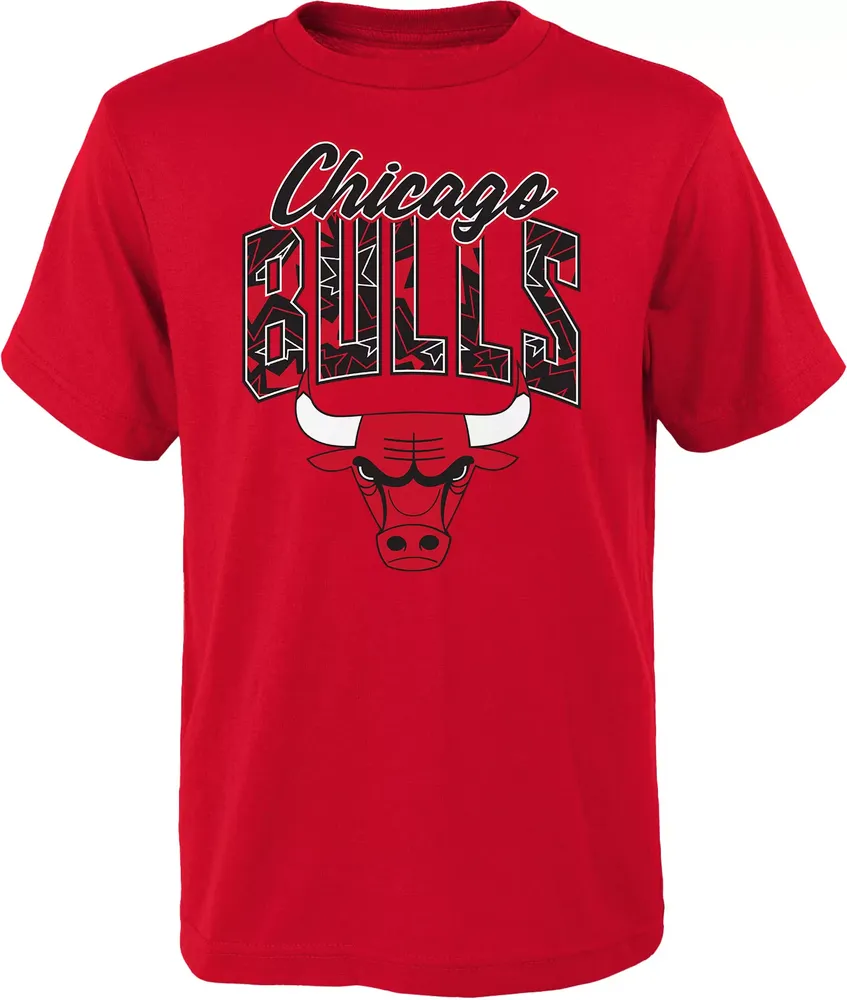 Outerstuff Youth Chicago Bulls Red Tri-Ball T-Shirt