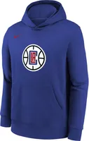 Nike Youth Los Angeles Clippers Blue Club Logo Fleece Sweatshirt