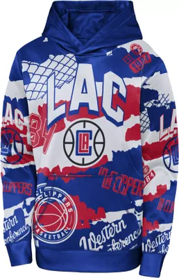 Outerstuff Youth Los Angeles Clippers Over The Limit Blue Sublimated Hoodie