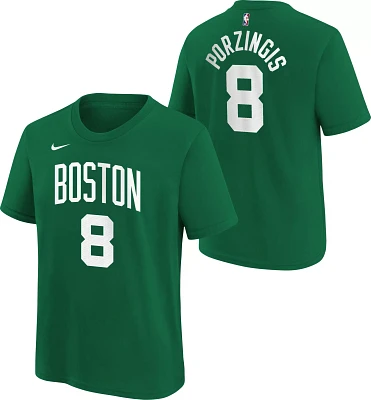 Nike Youth Boston Celtics Kristaps Porzingis #8 Icon T-Shirt