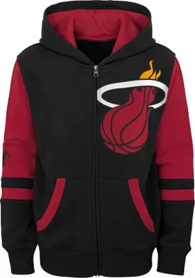 Outerstuff Youth Miami Heat Black Straight To The League Full Zip Hoodie