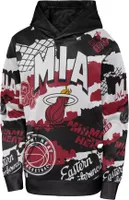 Outerstuff Youth Miami Heat Over The Limit Black Sublimated Hoodie