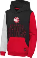 Outerstuff Youth Atlanta Hawks Rimshot Pullover Black Hoodie