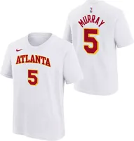 Nike Youth White Atlanta Hawks Dejounte Murray #5 All-Star T-Shirt