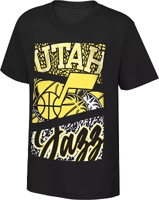 Nike Youth Utah Jazz Black Court Culture T-Shirt