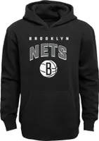 Outerstuff Youth Brooklyn Nets Stadium Pullover Black Hoodie