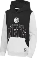 Outerstuff Youth Brooklyn Nets Rimshot Pullover Black Hoodie