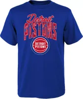 Outerstuff Youth Detroit Pistons Royal Tri-Ball T-Shirt